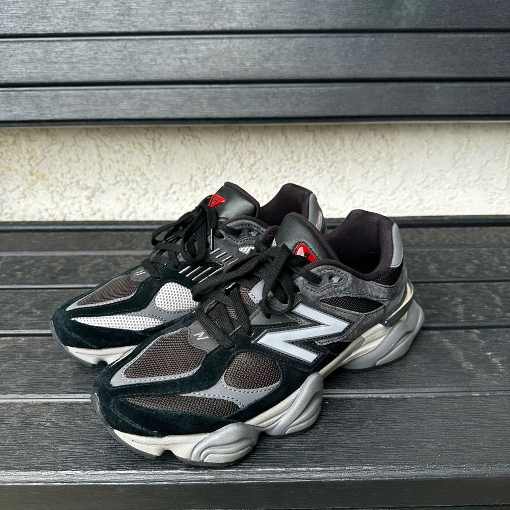 New Balance 9060 Black and Silver Shoes
